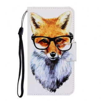 Capa Flip Para Samsung Galaxy S20 De Cordão Brainy Fox Com Alça