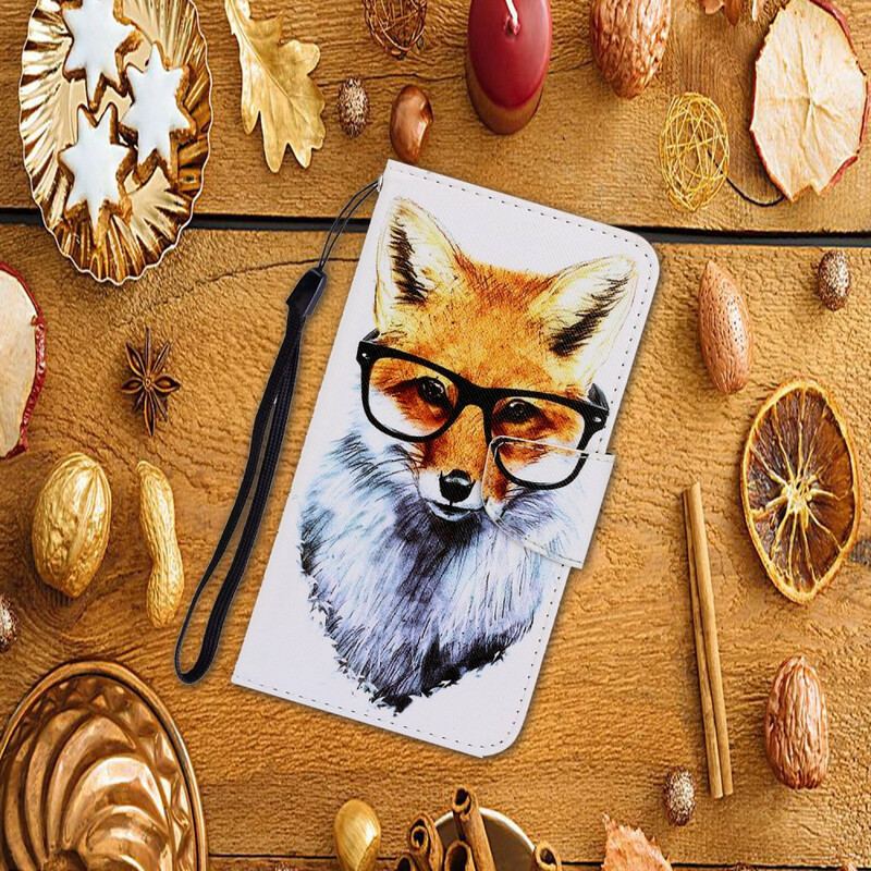 Capa Flip Para Samsung Galaxy S20 De Cordão Brainy Fox Com Alça