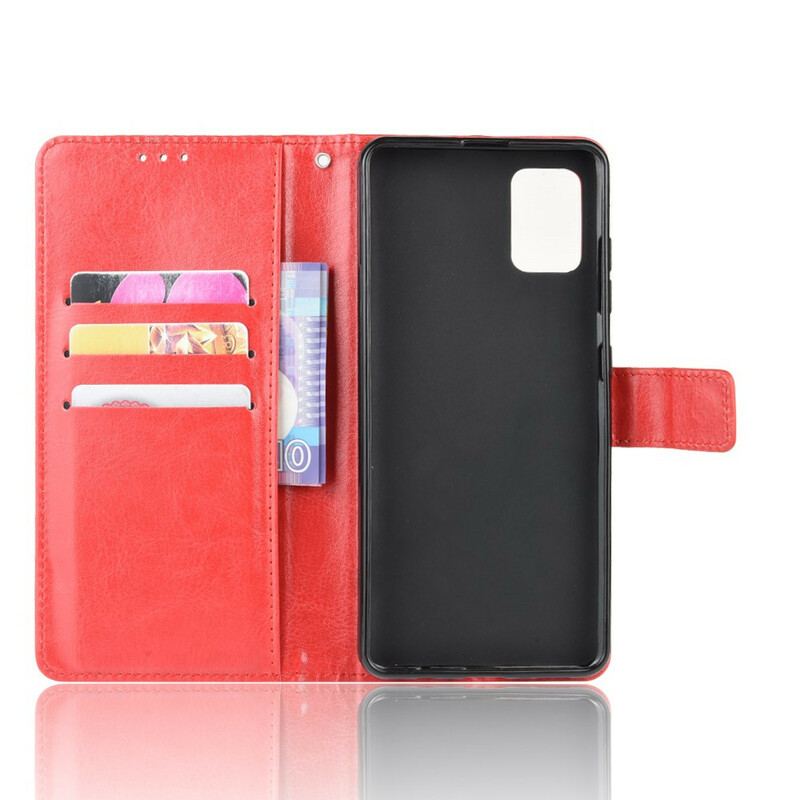 Capa Flip Para Samsung Galaxy S20 Couro Falso Chamativo