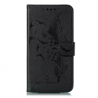 Capa Flip Para Samsung Galaxy S20 Couro Sintético Viva O Seu Sonho