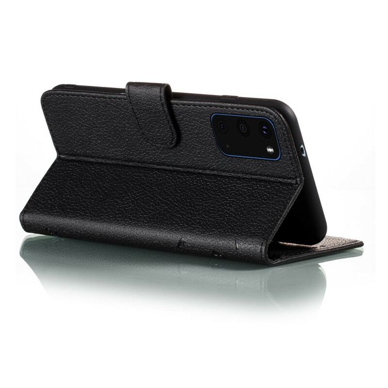 Capa Flip Para Samsung Galaxy S20 Couro Sintético Viva O Seu Sonho