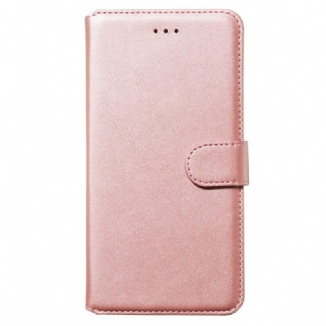 Capa Flip Para Samsung Galaxy S20 Efeito De Couro Fosco