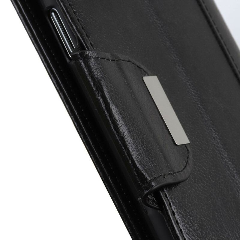 Capa Flip Para Samsung Galaxy S20 Fecho De Metal De Couro Sintético