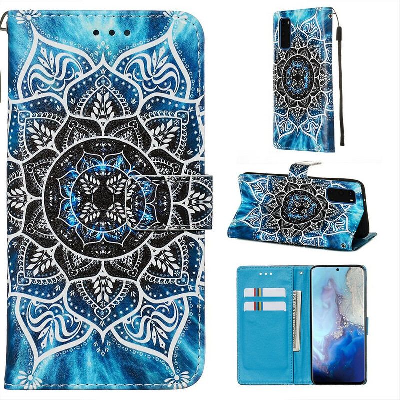 Capa Flip Para Samsung Galaxy S20 Mandala No Céu