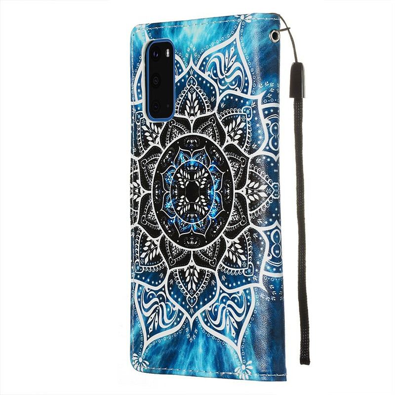 Capa Flip Para Samsung Galaxy S20 Mandala No Céu