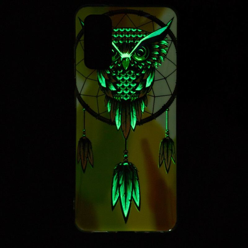 Capa Para Samsung Galaxy S20 Coruja Fluorescente Apanhador De Sonhos