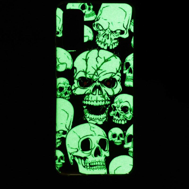 Capa Para Samsung Galaxy S20 Cuidado Crânios Fluorescentes