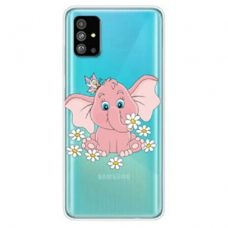 Capa Para Samsung Galaxy S20 Elefante Rosa Sem Costura