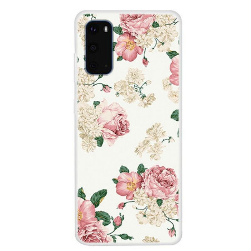 Capa Para Samsung Galaxy S20 Flores Da Liberdade