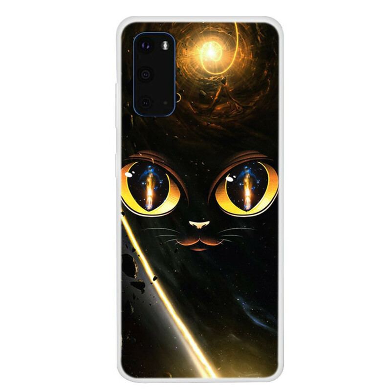 Capa Para Samsung Galaxy S20 Gato Da Galáxia