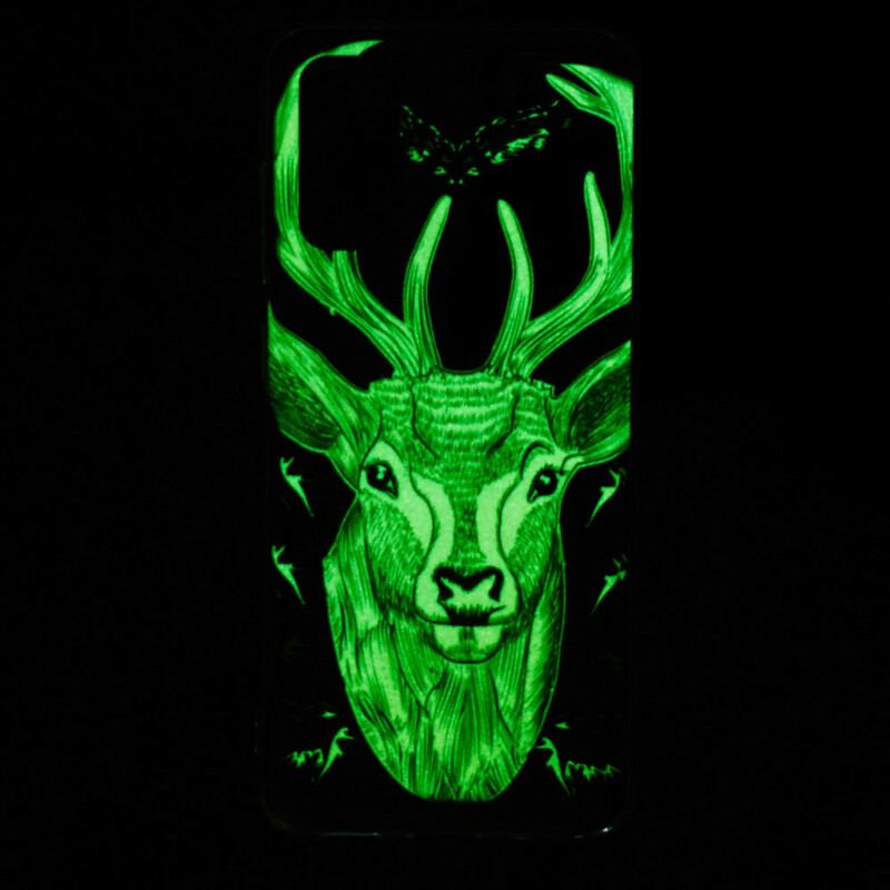 Capa Para Samsung Galaxy S20 Veado Majestoso Fluorescente