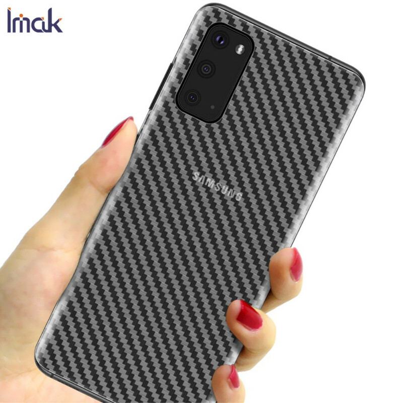 Película Traseira Para Samsung Galaxy S20 Style Carbon Imak