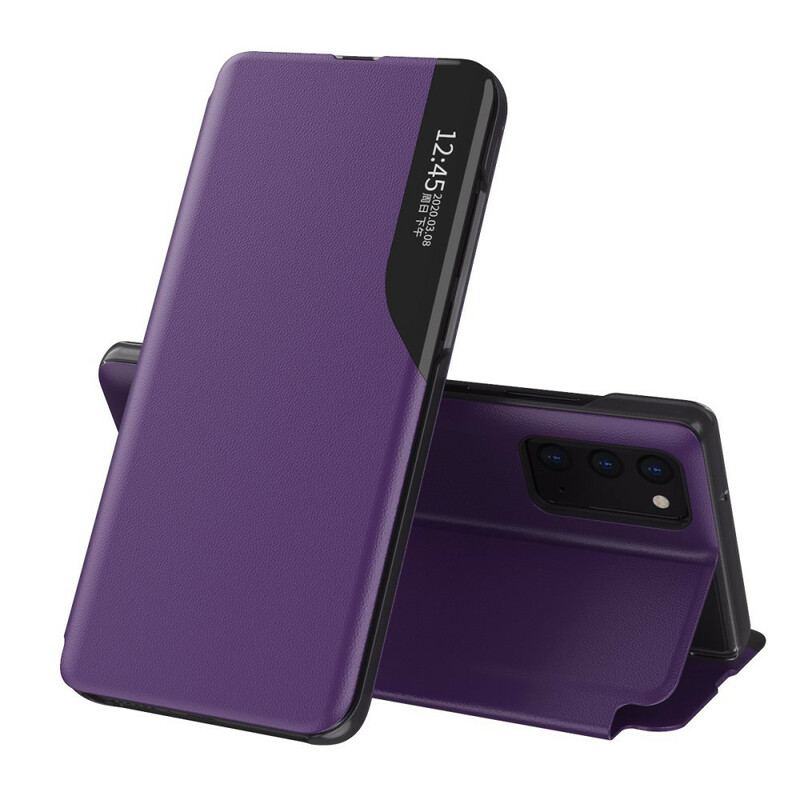 Capa De Celular Para Samsung Galaxy A02s Couro Sintético Texturizado