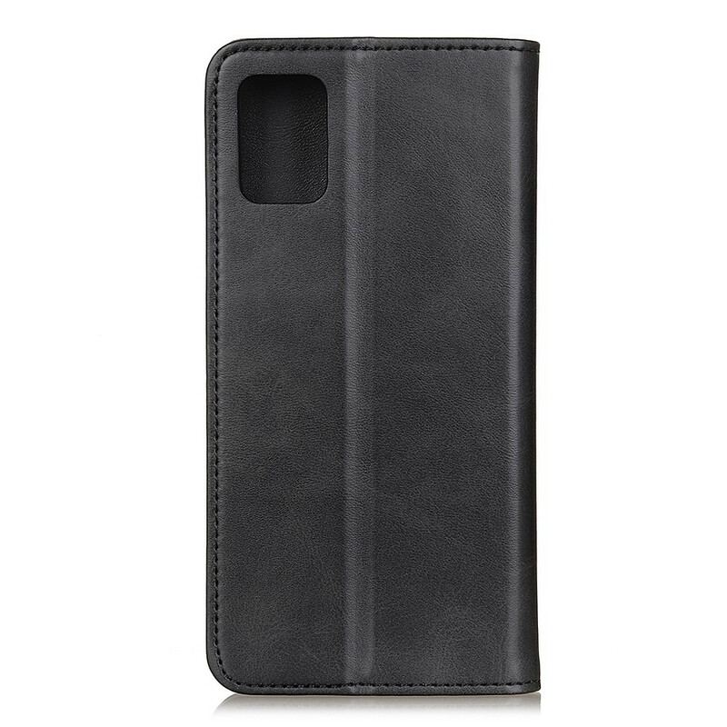 Capa De Celular Para Samsung Galaxy A02s Flip Couro Rachado Elegância