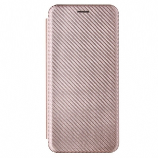 Capa De Celular Para Samsung Galaxy A02s Flip Fibra De Carbono