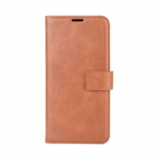 Capa Em Pele Para Samsung Galaxy A02s Couro Sintético Fino