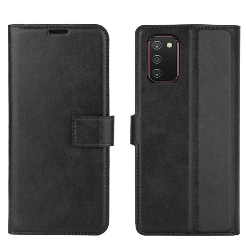 Capa Em Pele Para Samsung Galaxy A02s Couro Sintético Fino