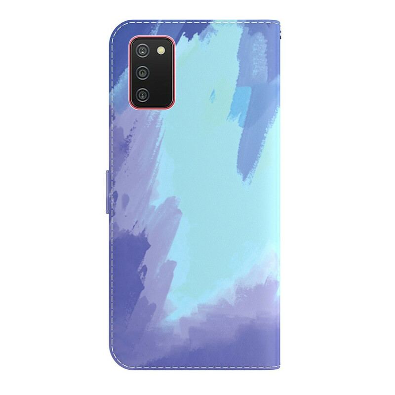 Capa Flip Para Samsung Galaxy A02s Abstrato Colorido