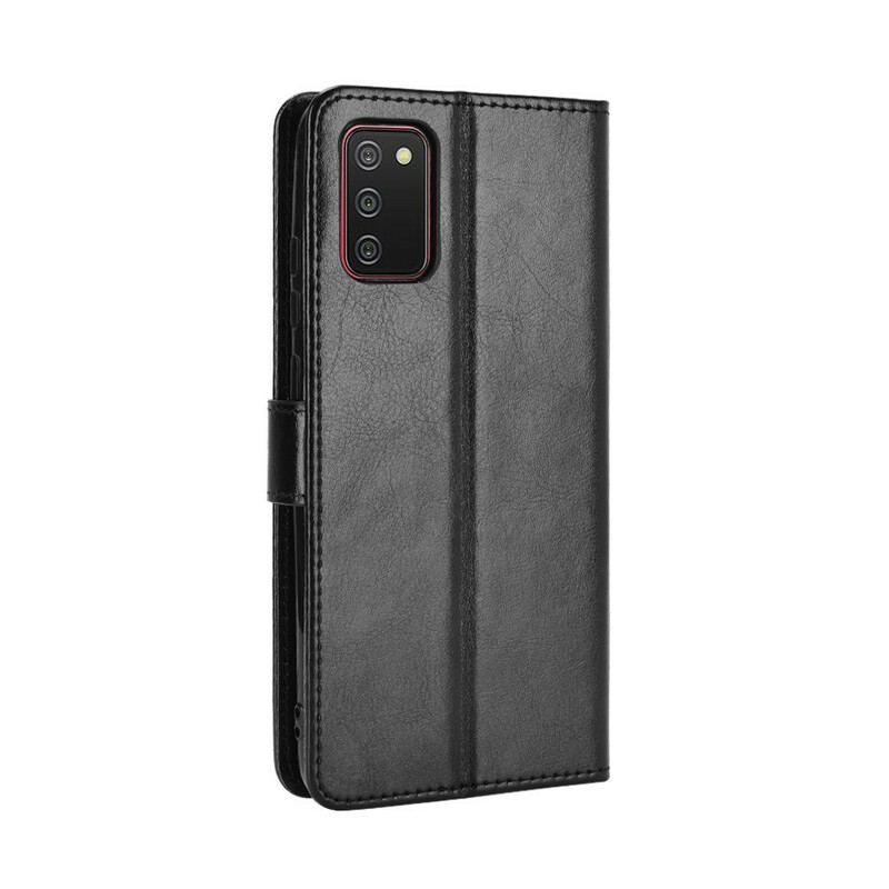 Capa Flip Para Samsung Galaxy A02s Couro Falso Chamativo