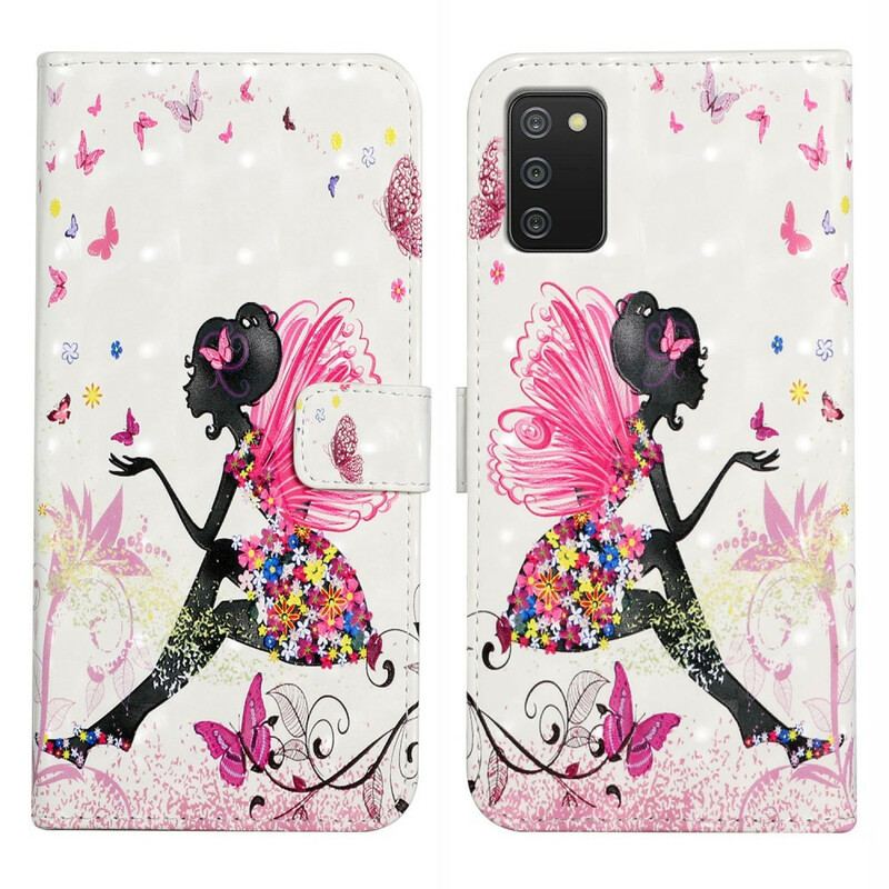 Capa Flip Para Samsung Galaxy A02s Fada Mágica