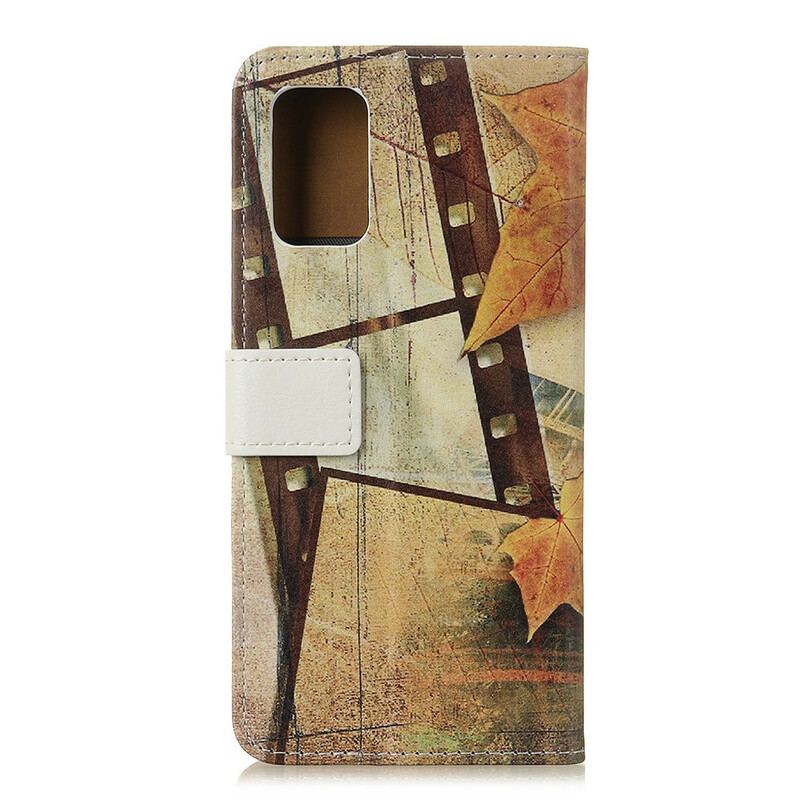 Capa Folio Para Samsung Galaxy A02s Torre Eiffel No Outono