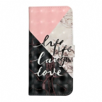 Capa Folio Para Samsung Galaxy A02s Vida Rir Amor