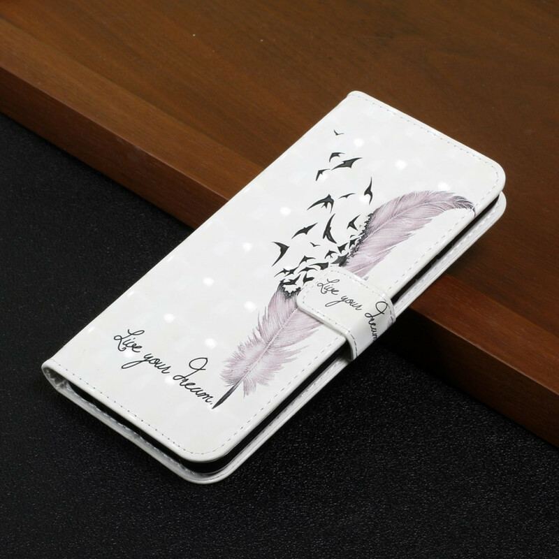 Capa Folio Para Samsung Galaxy A02s Viva Seu Sonho