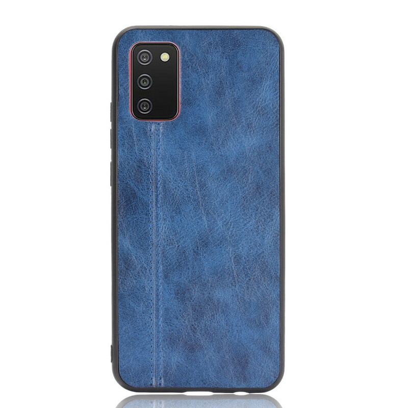 Capa Para Samsung Galaxy A02s Efeito Couro Couture