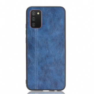 Capa Para Samsung Galaxy A02s Efeito Couro Couture