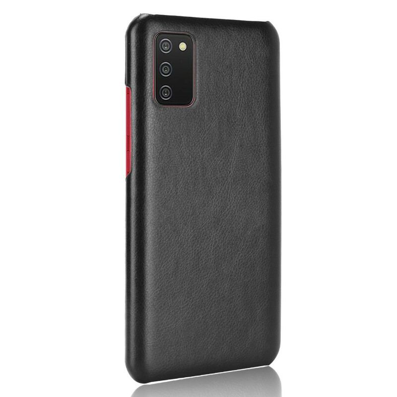 Capa Para Samsung Galaxy A02s Efeito Couro Lichia