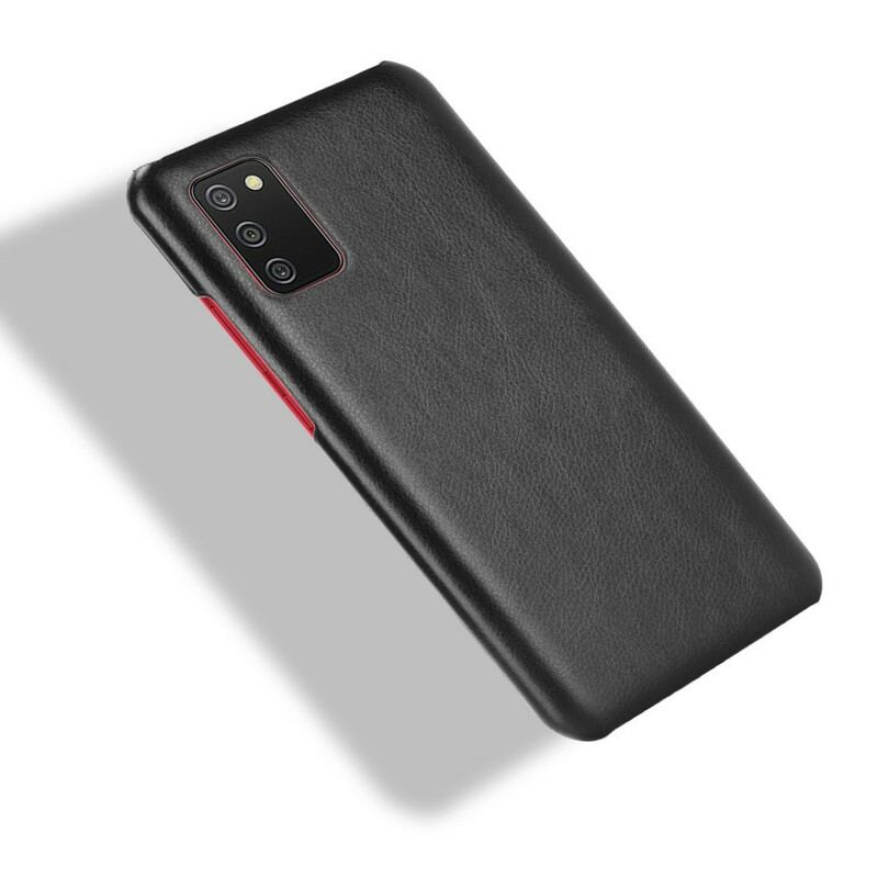 Capa Para Samsung Galaxy A02s Efeito Couro Lichia