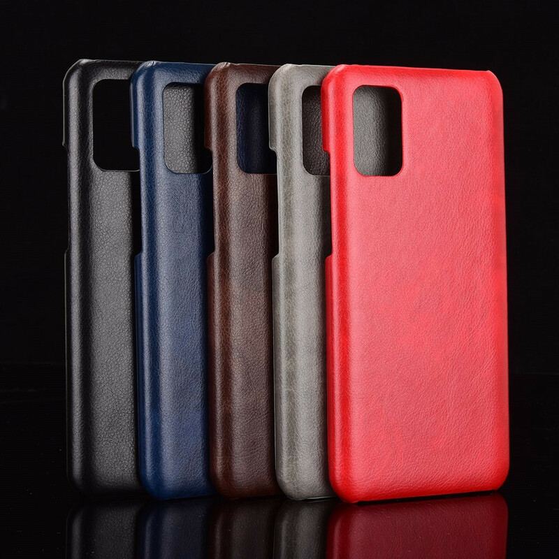 Capa Para Samsung Galaxy A02s Efeito Couro Lichia