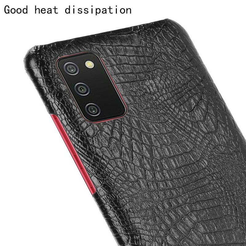 Capa Para Samsung Galaxy A02s Efeito Pele De Crocodilo