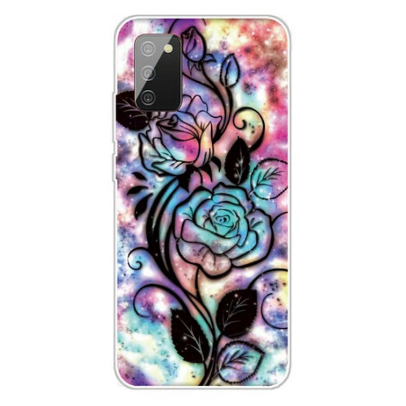 Capa Para Samsung Galaxy A02s Flor Gráfica