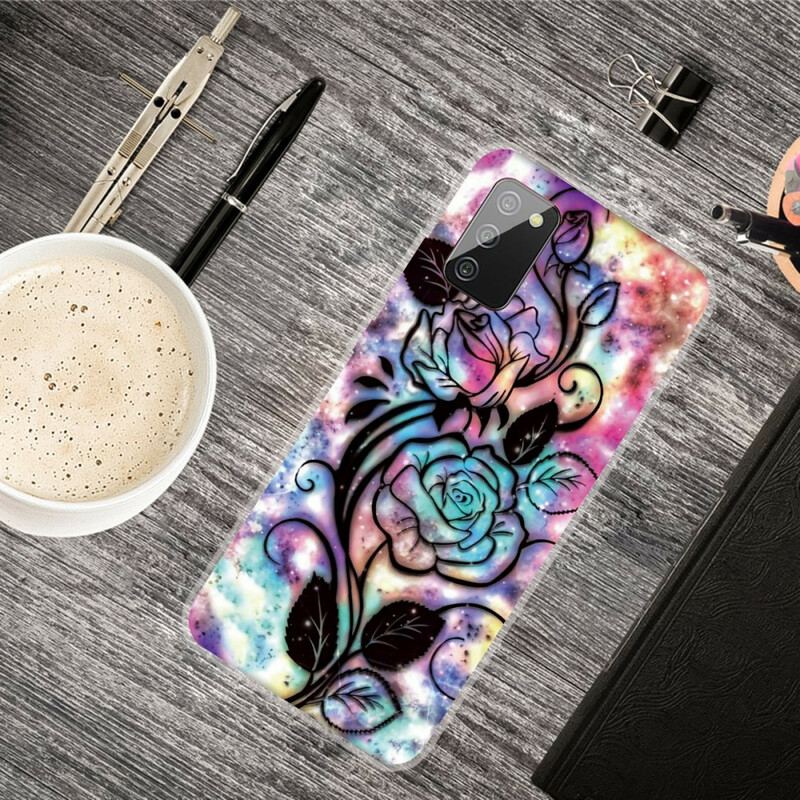 Capa Para Samsung Galaxy A02s Flor Gráfica