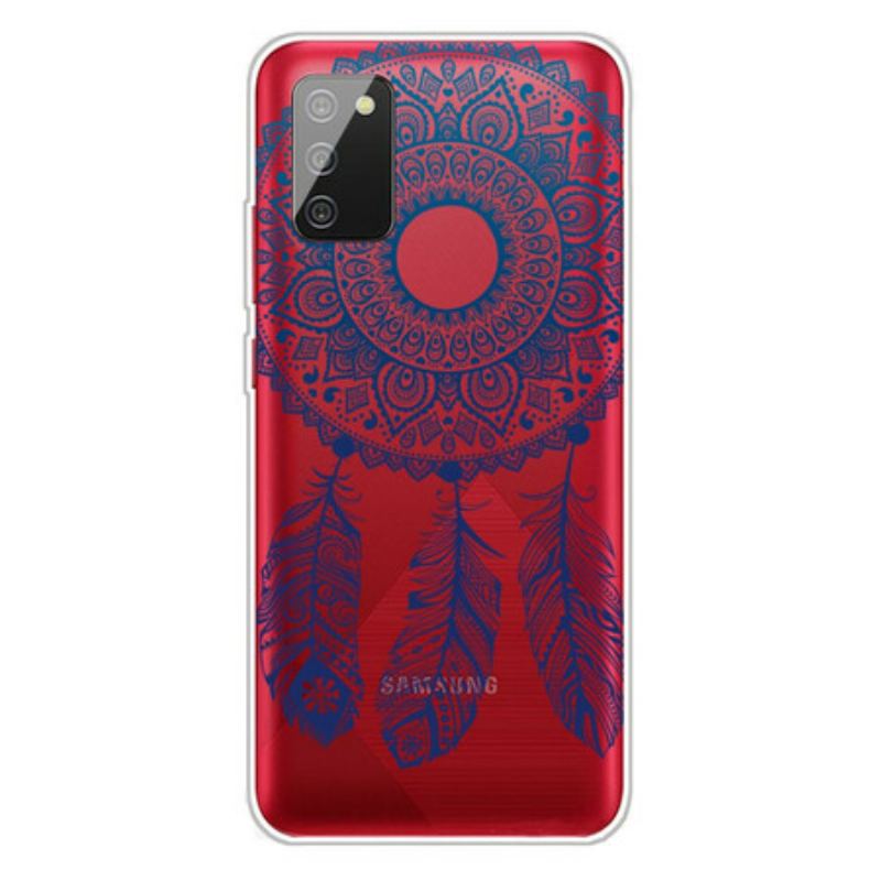 Capa Para Samsung Galaxy A02s Mandala De Flor Única