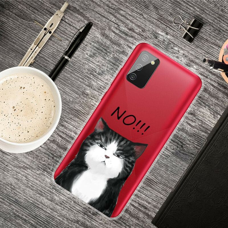 Capa Para Samsung Galaxy A02s O Gato Que Diz Não