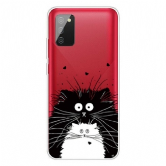 Capa Para Samsung Galaxy A02s Olha Os Gatos