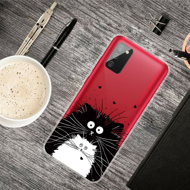 Capa Para Samsung Galaxy A02s Olha Os Gatos