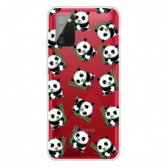 Capa Para Samsung Galaxy A02s Pequenos Pandas