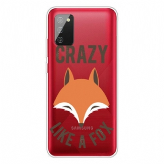 Capa Para Samsung Galaxy A02s Raposa / Louco Como Uma Raposa