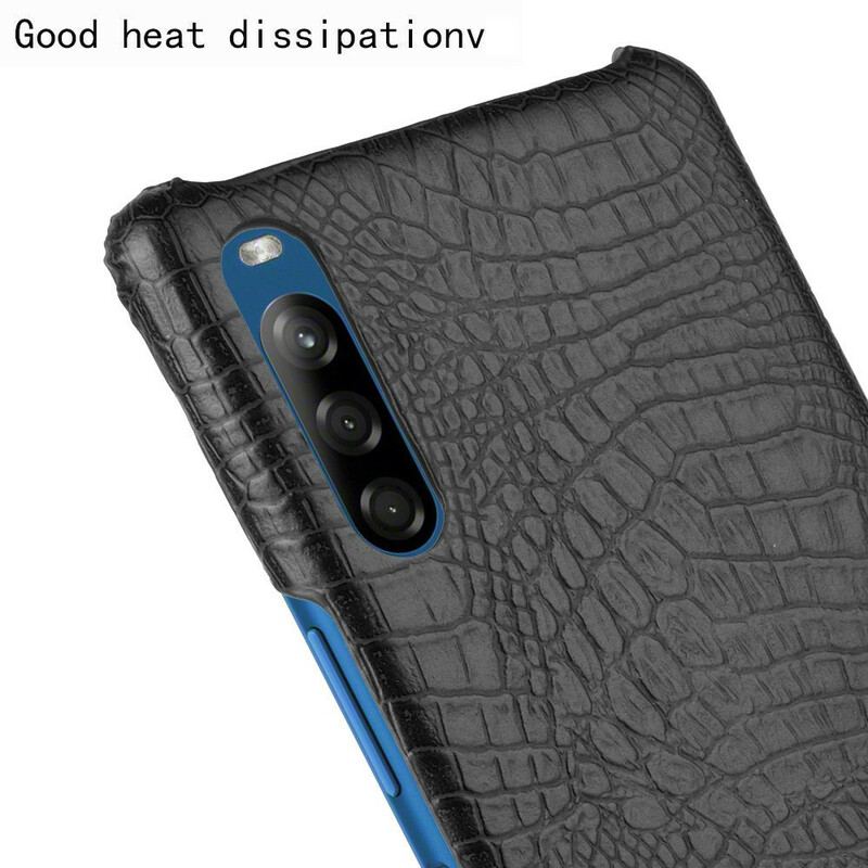 Capa Para Sony Xperia L4 Efeito Pele De Crocodilo