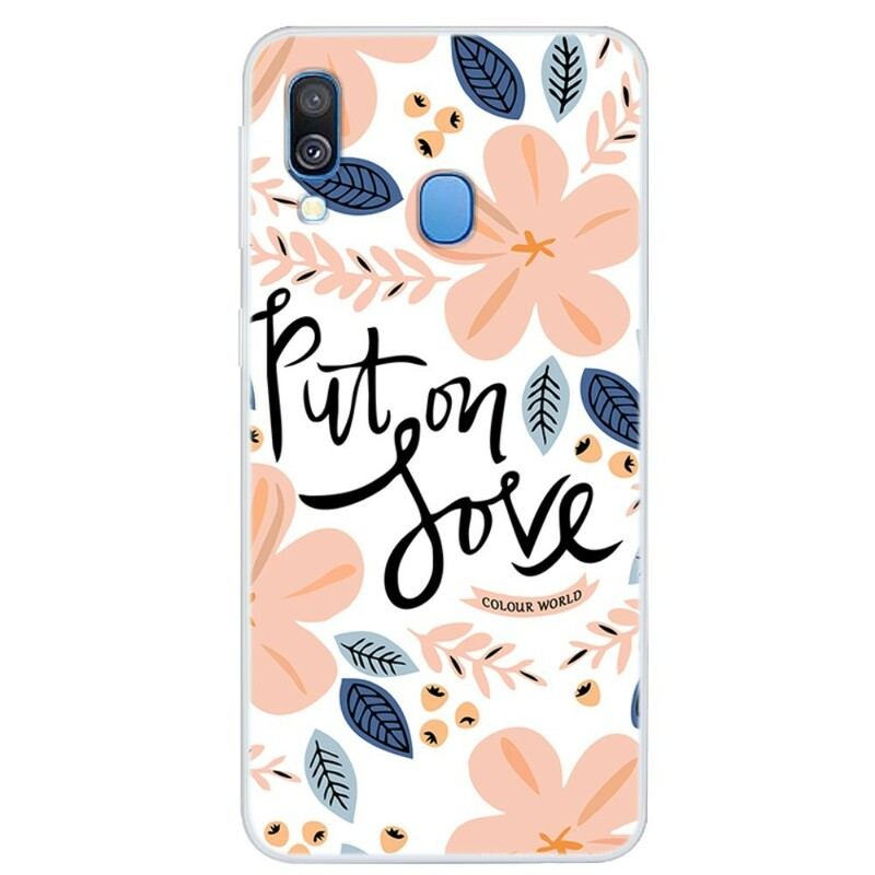 Capa De Celular Para Samsung Galaxy A40 Coloque Amor