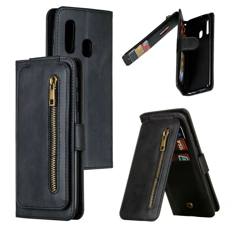 Capa De Couro Para Samsung Galaxy A40 De Cordão Apresentações De Cordão