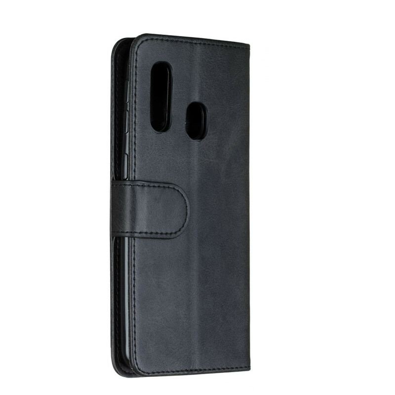 Capa De Couro Para Samsung Galaxy A40 De Cordão Apresentações De Cordão