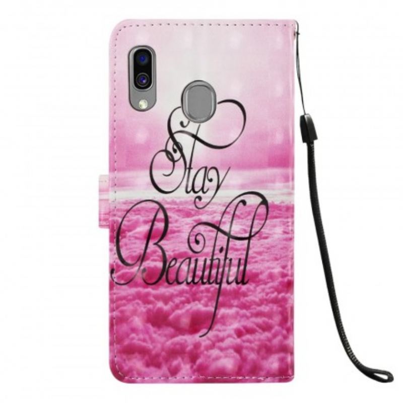 Capa De Couro Para Samsung Galaxy A40 Fique Linda