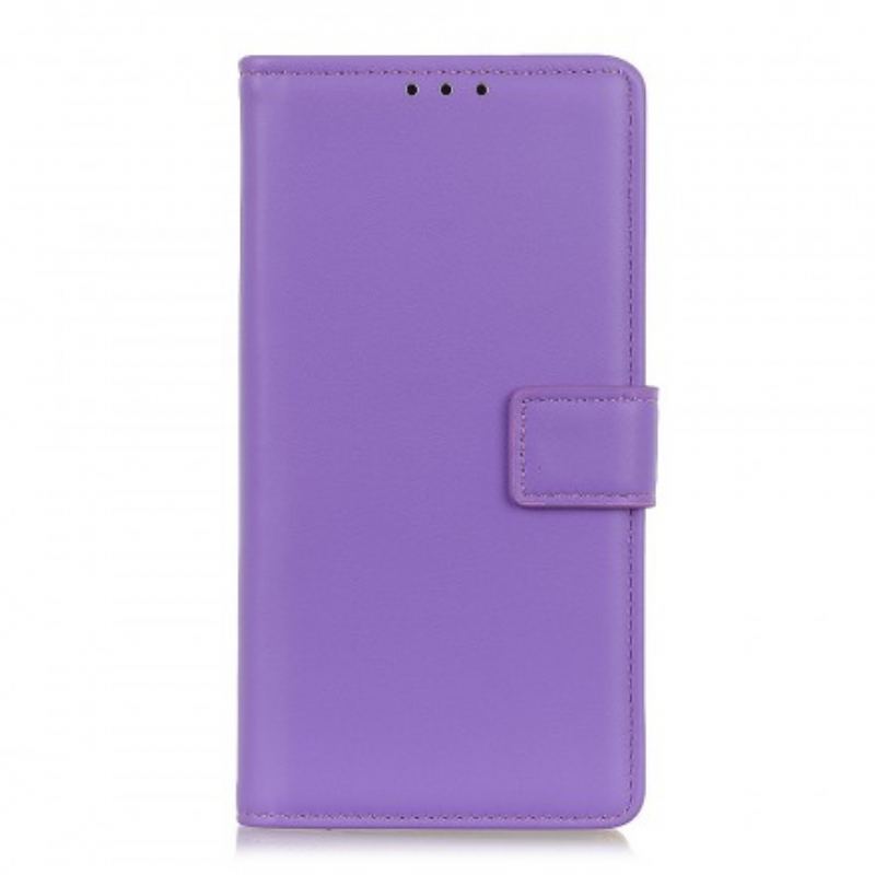 Capa De Couro Para Samsung Galaxy A40 Couro Sintético Liso