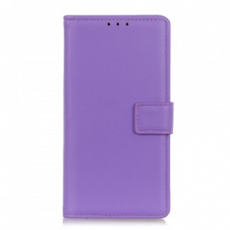 Capa De Couro Para Samsung Galaxy A40 Couro Sintético Liso