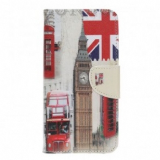 Capa Em Pele Para Samsung Galaxy A40 Vida Em Londres