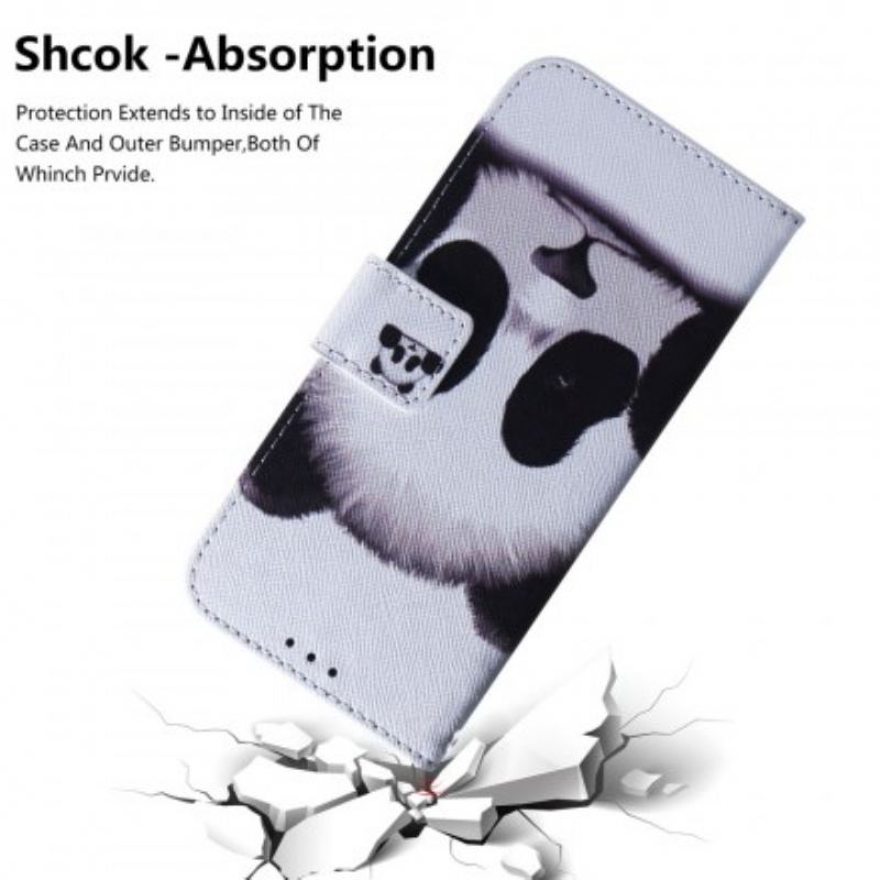 Capa Flip Para Samsung Galaxy A40 Cara De Panda